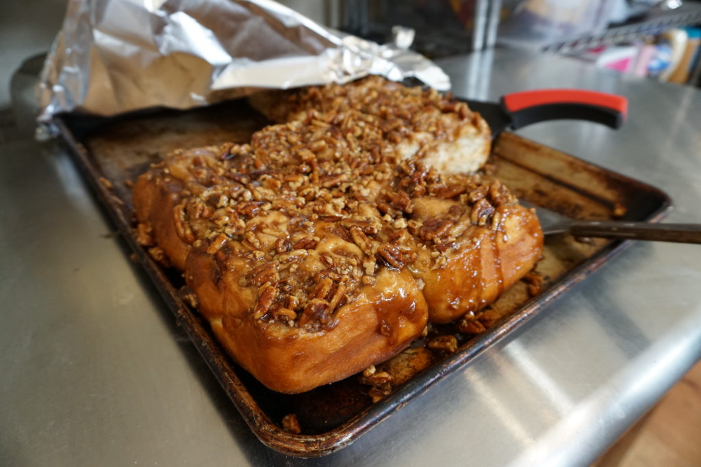 Cinnamon Buns, Windmill Village Bakery, Ravalli Montana