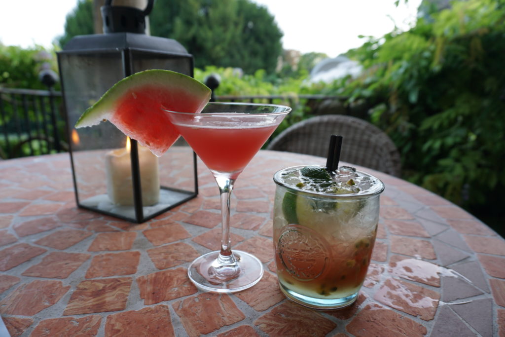 Cocktails at The Painswick Hotel Cotswolds